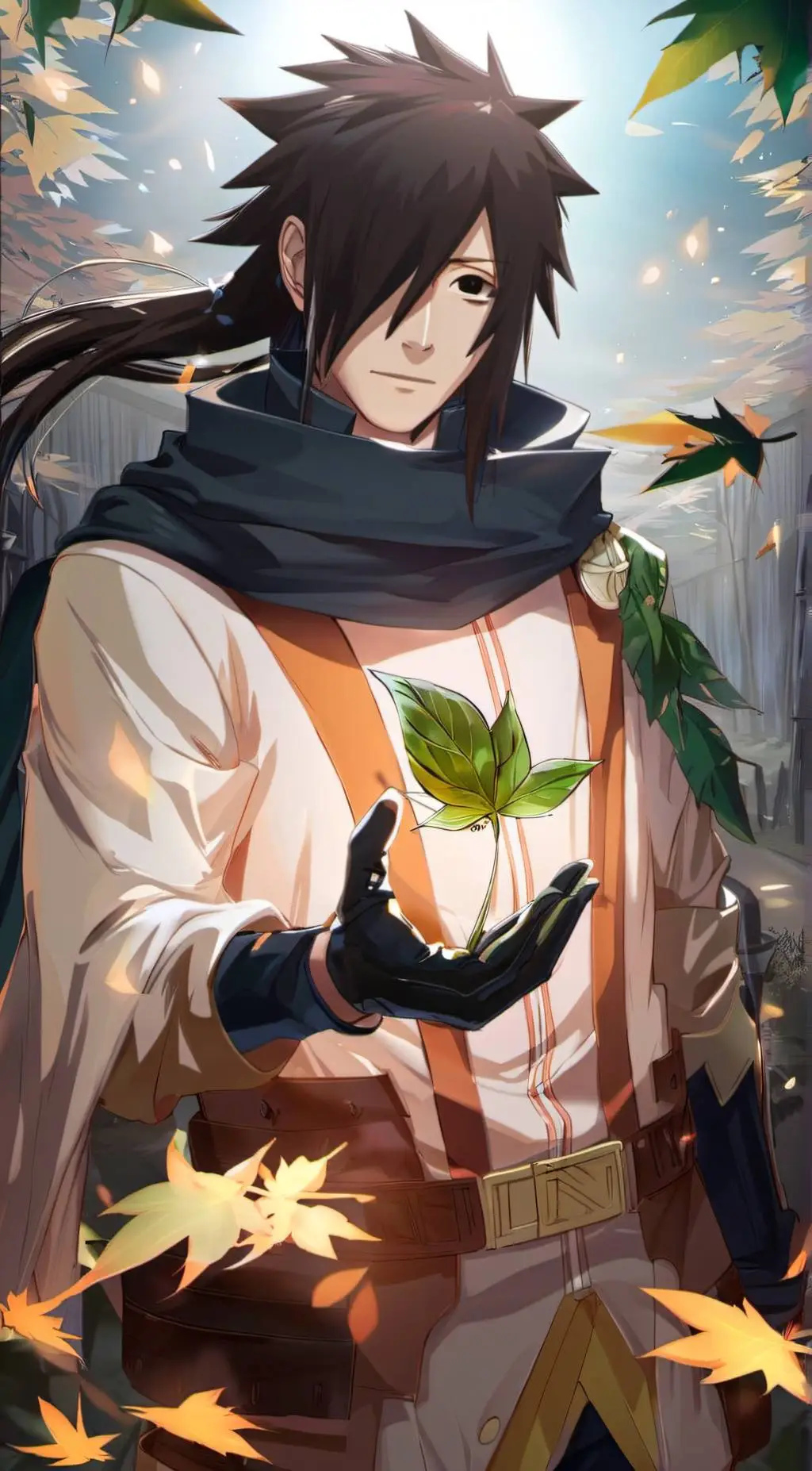 ai character: madara Uchiha  background