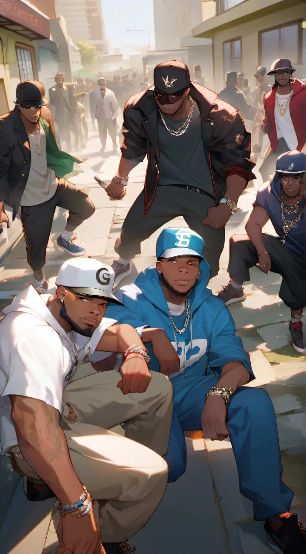 ai character: Ha background