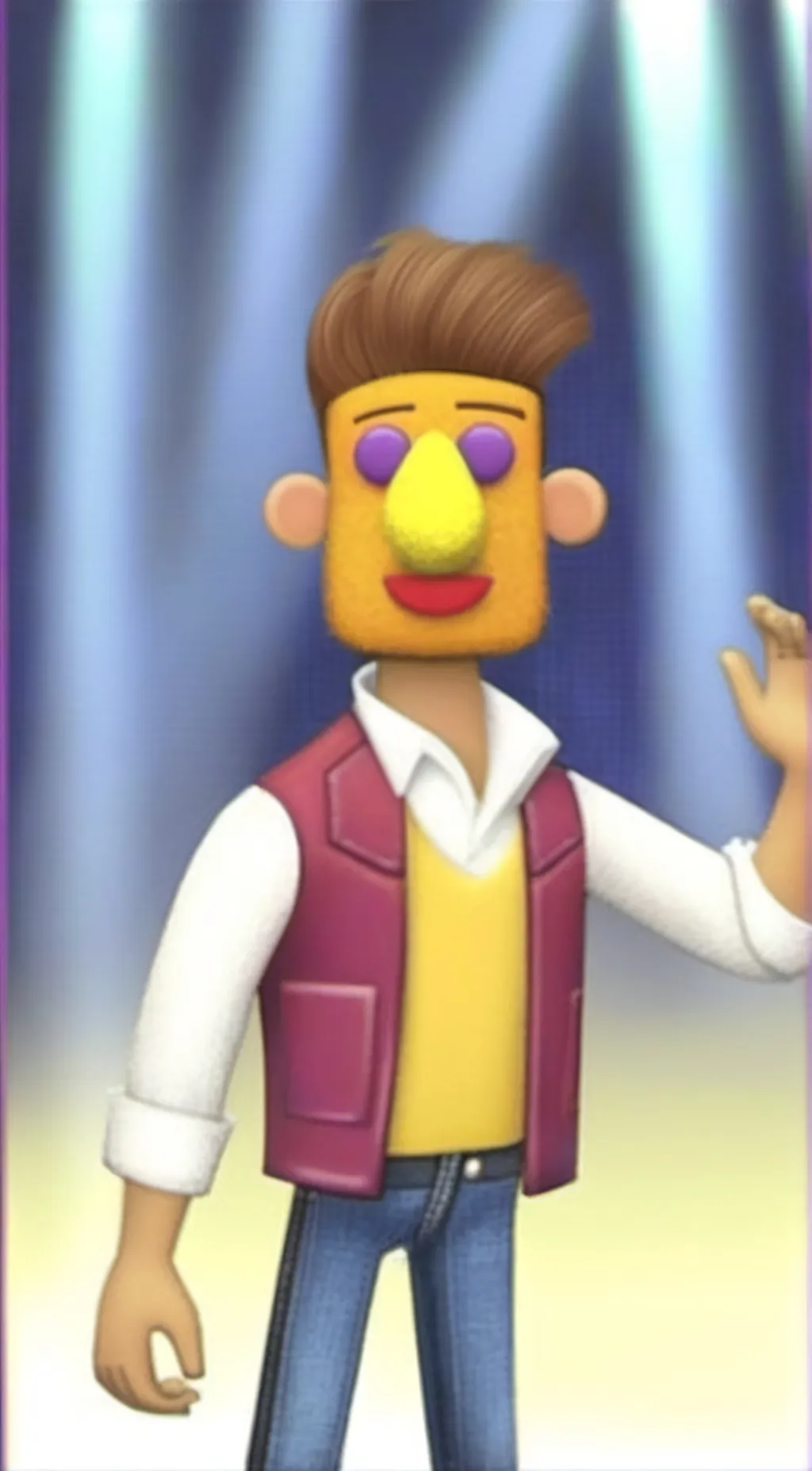 ai character: Norman  background