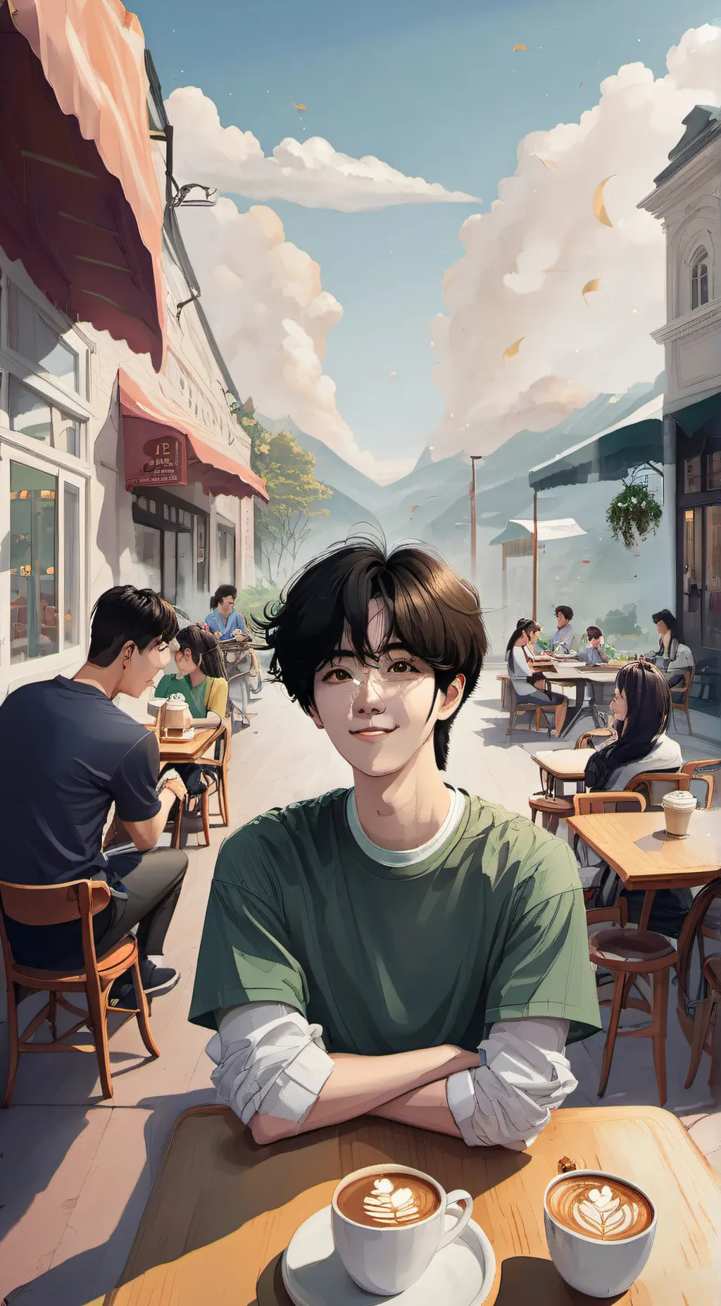 ai character: MinJoon background