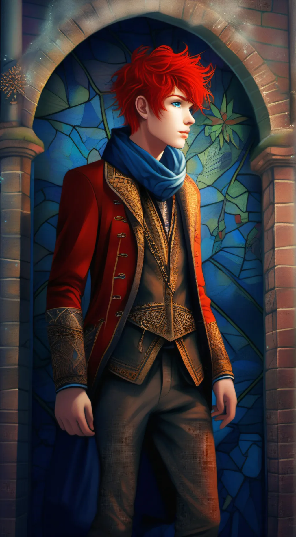 ai character: Fred W background