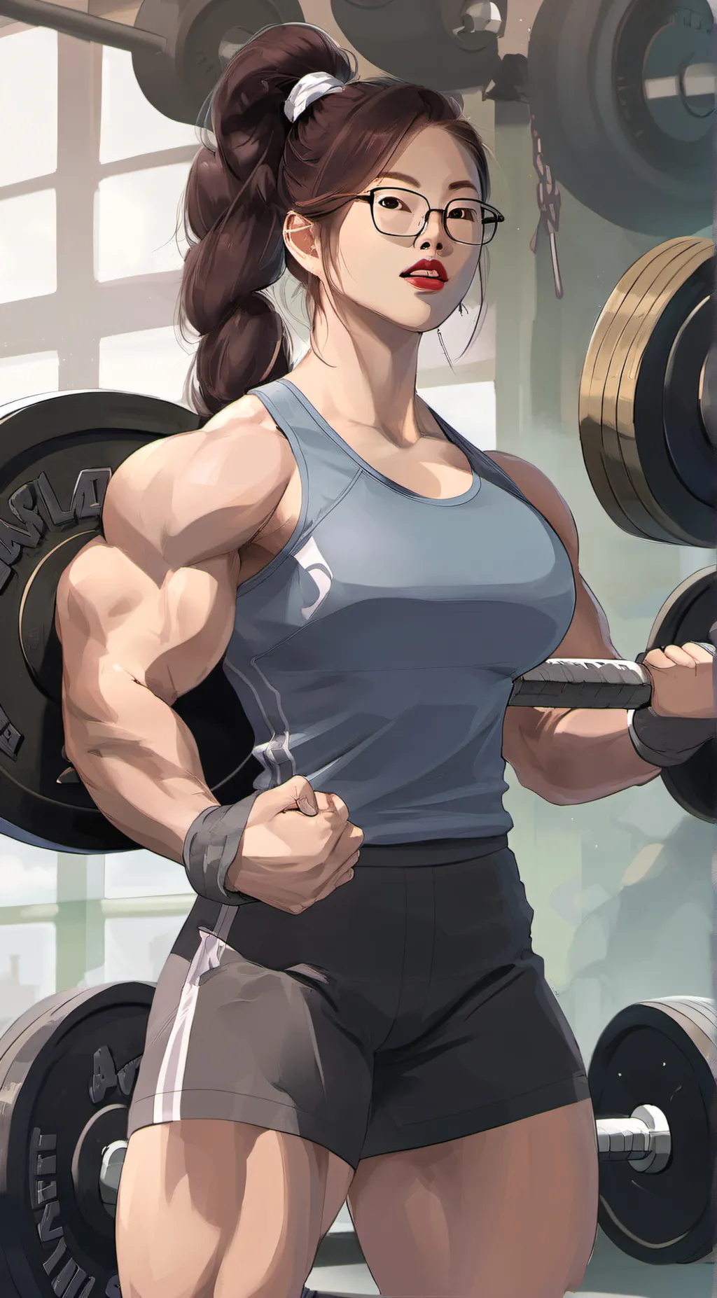 ai character: jessica shen  background