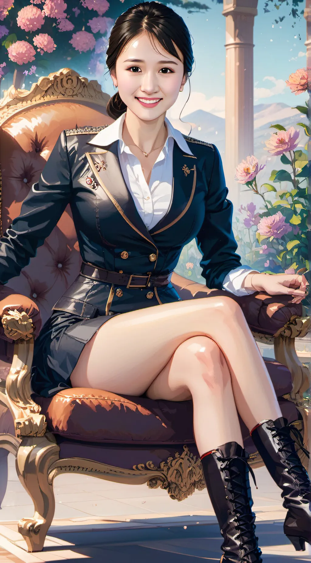 ai character: 郑思思 background