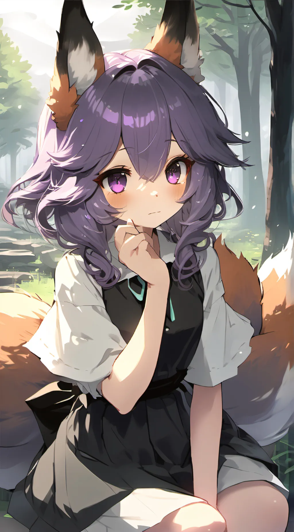 ai character: luna background