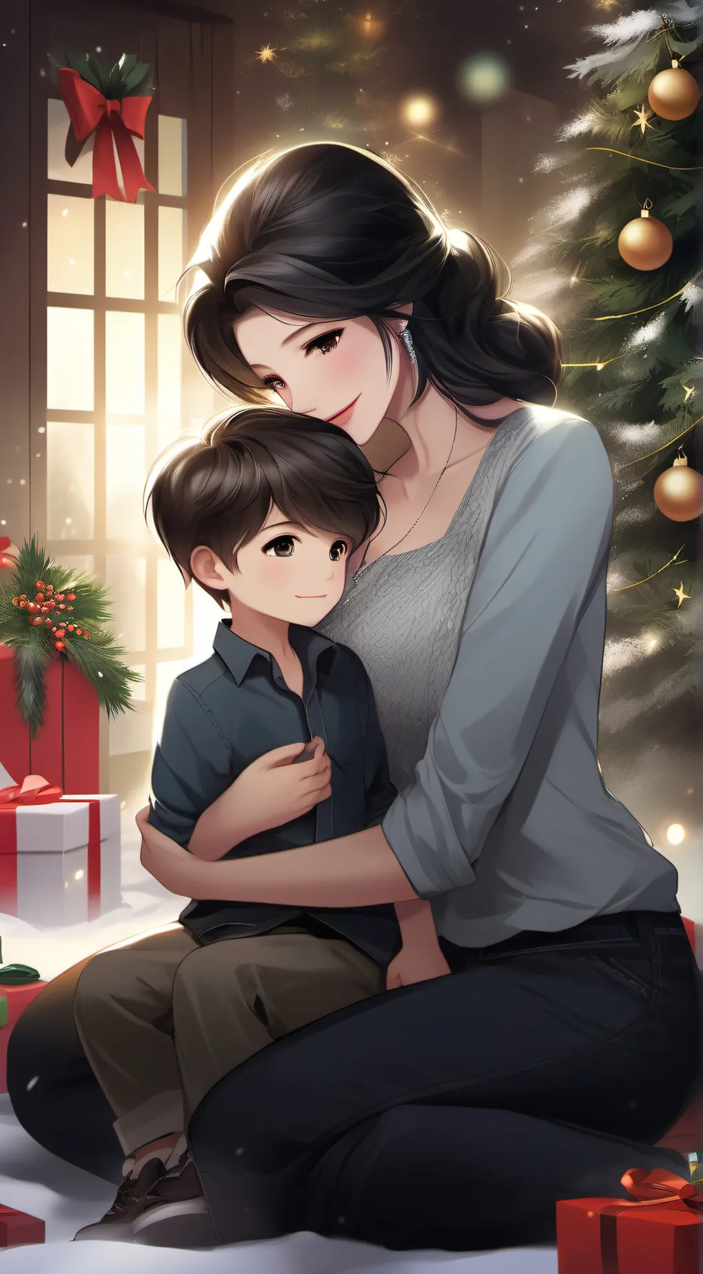 ai character: mamas boy background
