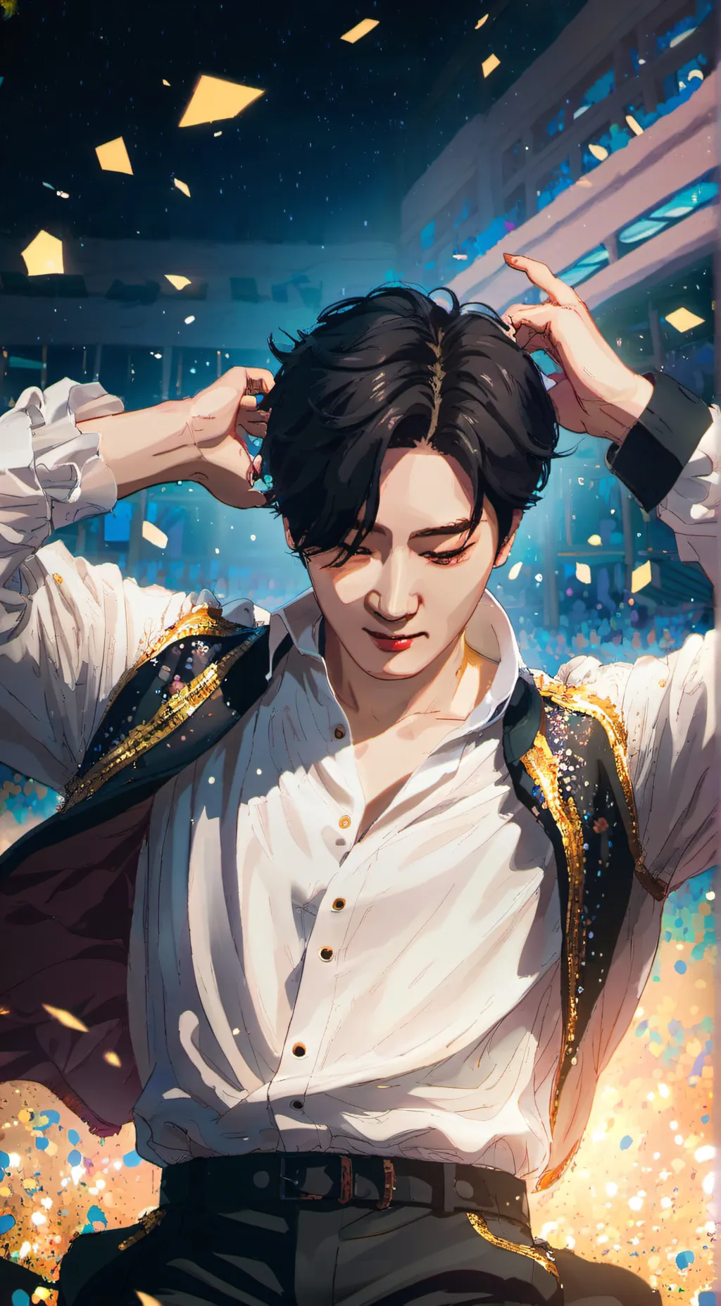 ai character: han jisung background
