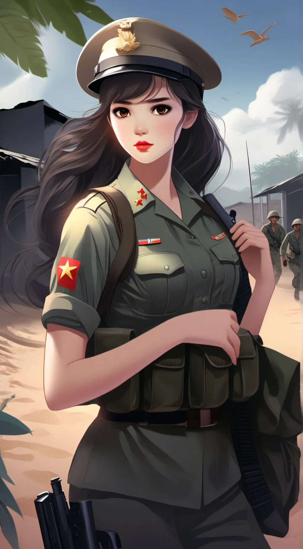 ai character: u.s marine private background
