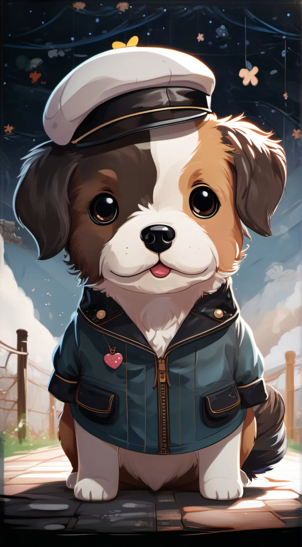 ai character: Luna background