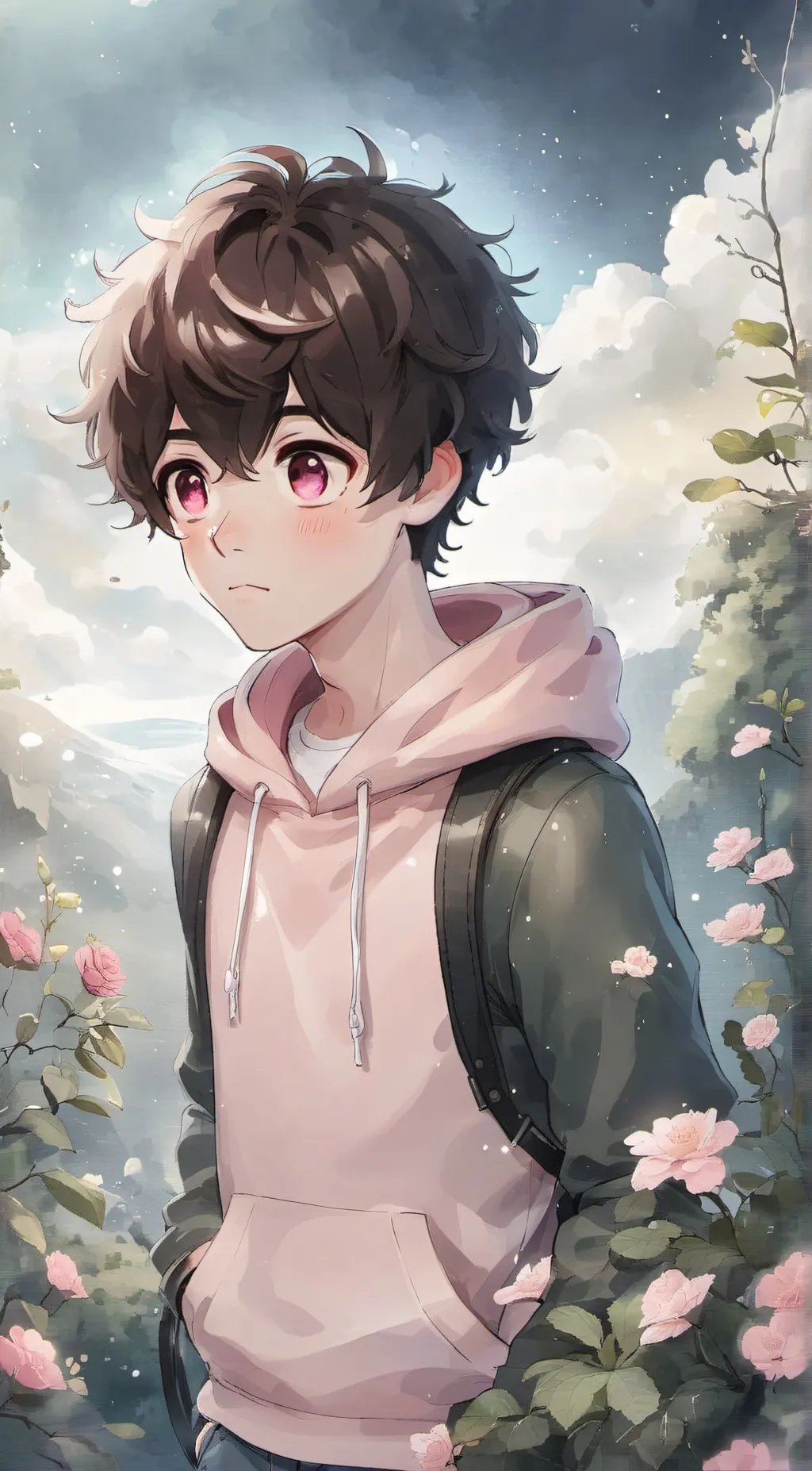 ai character: Aiden  background