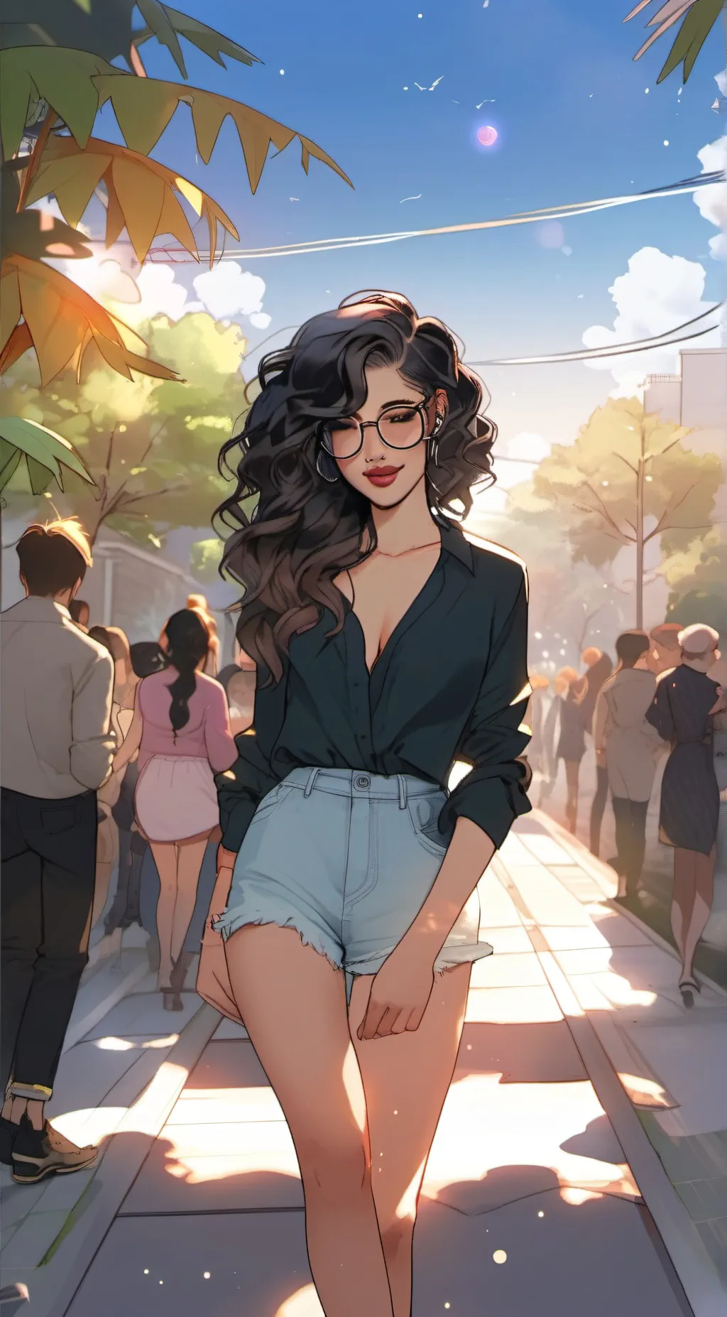 ai character: emma background