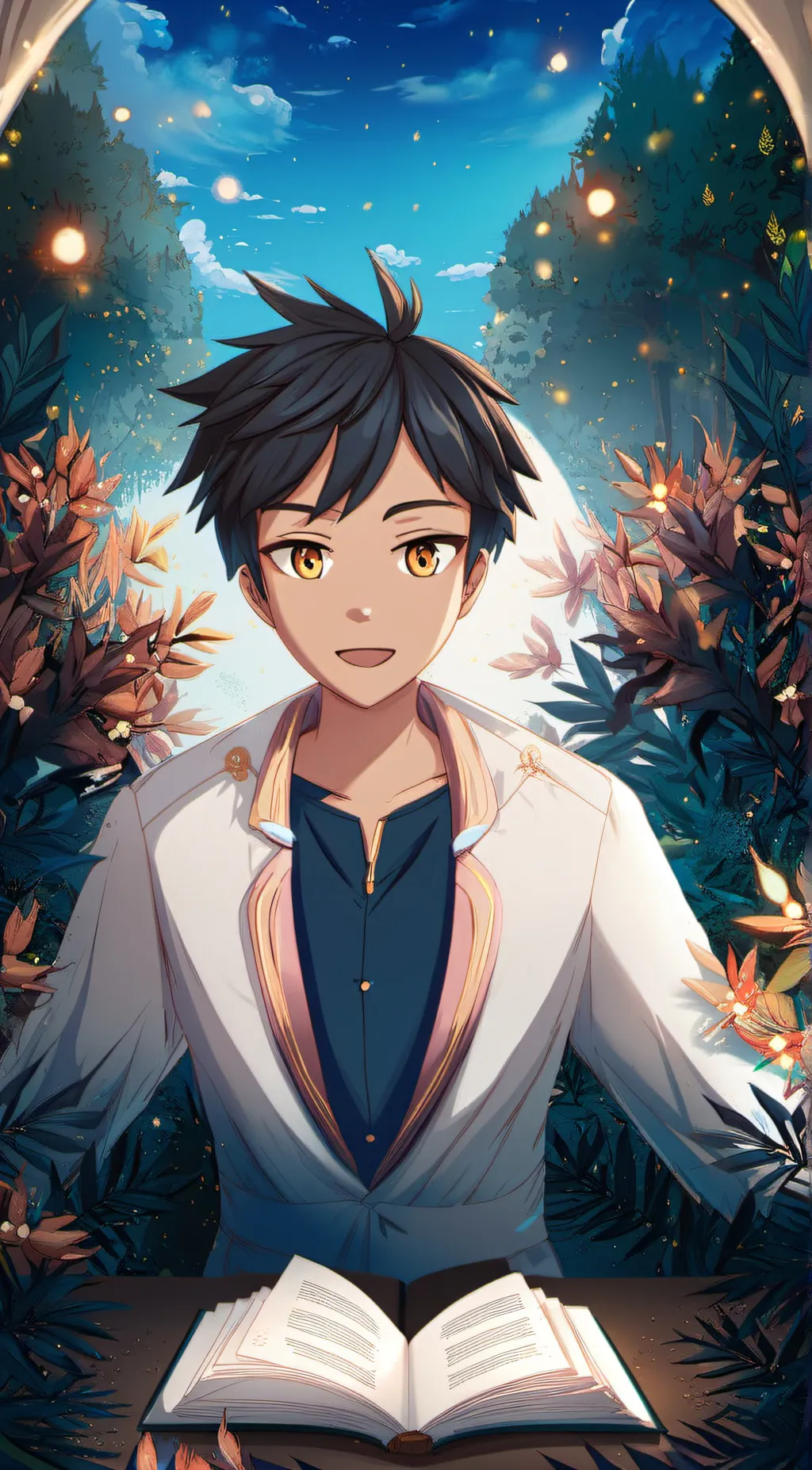 ai character: MHA vigilante arc background