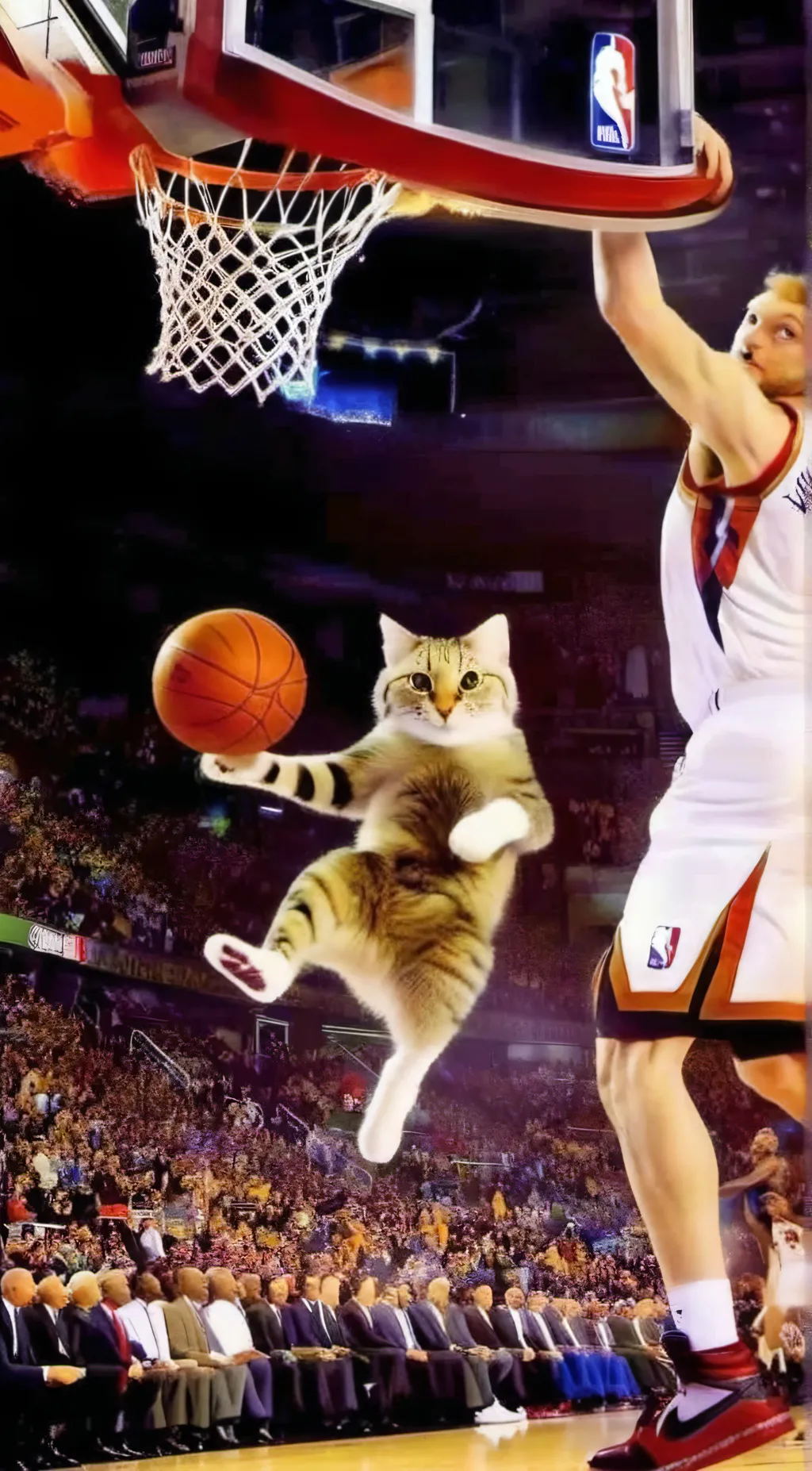 ai character: Baller cat 34 background