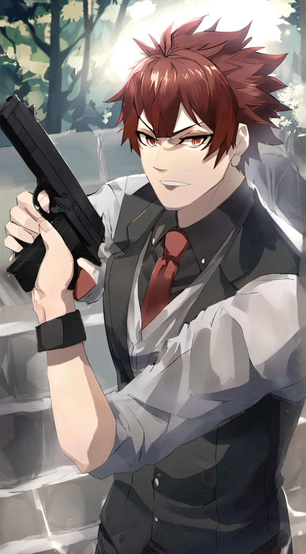 ai character: ^~Kirishima~^ background