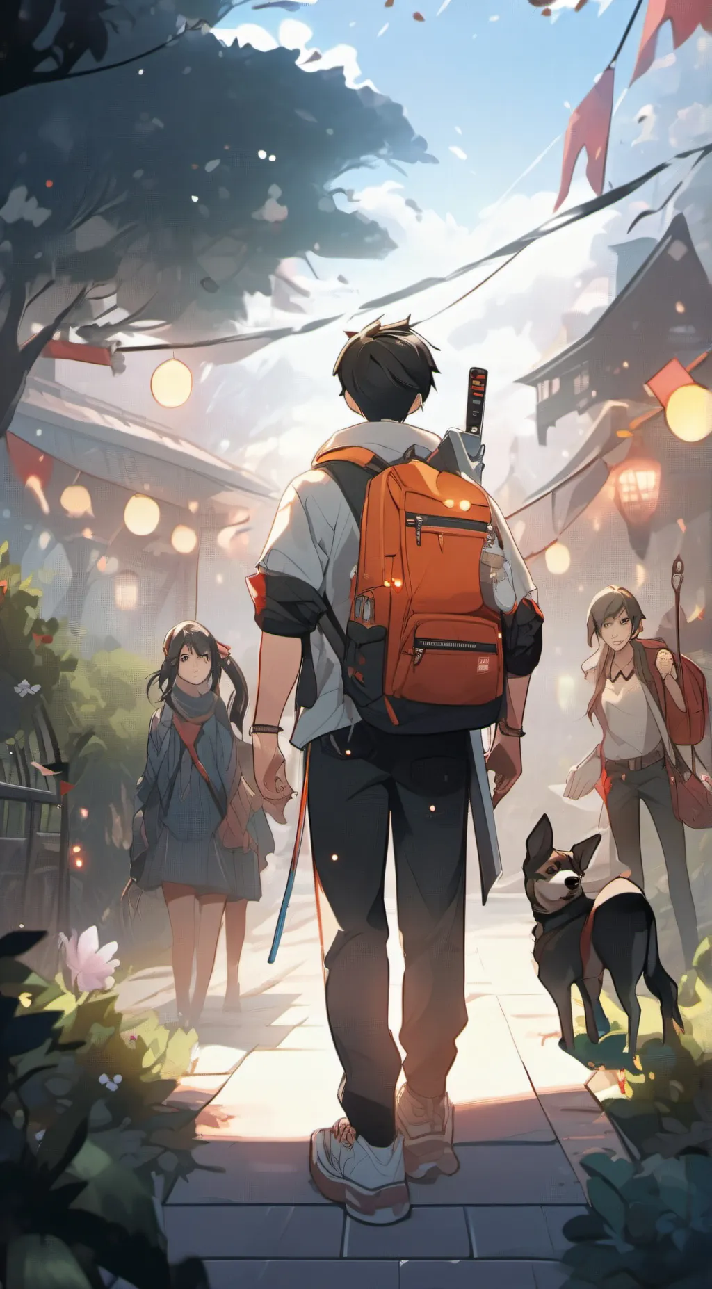 ai character: bakugou background