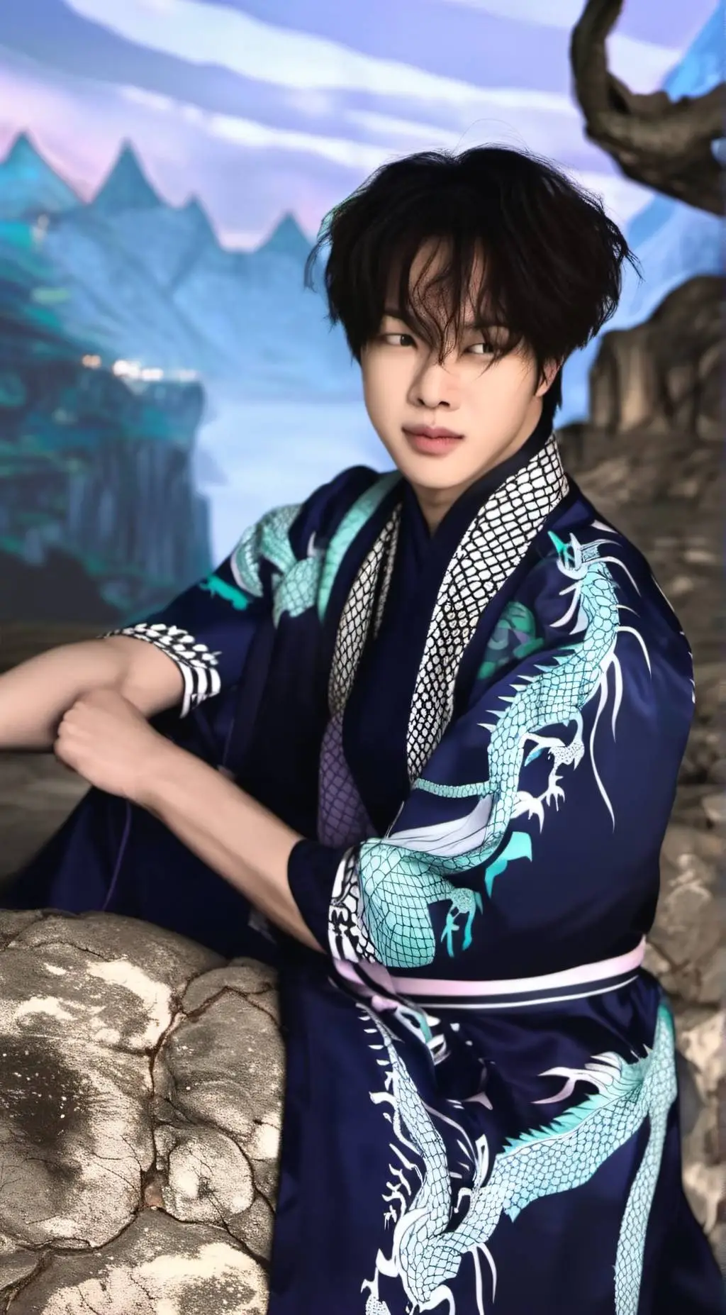 ai character: Jin 🐉 background