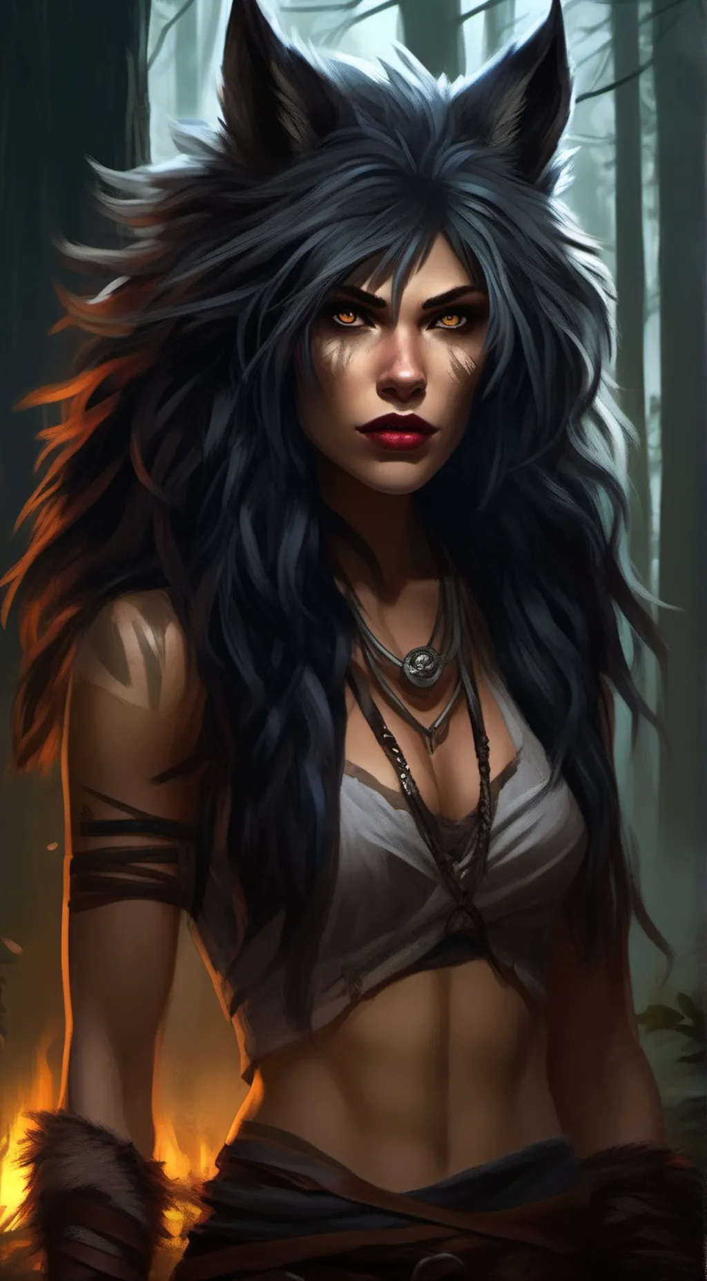 ai character: Shaina  background