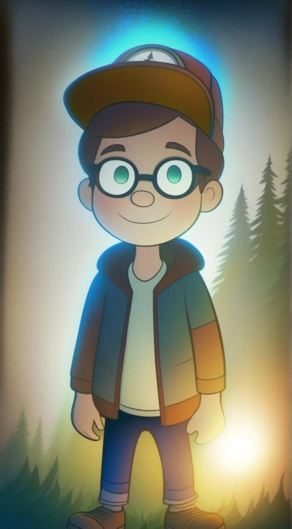 ai character: dipper background
