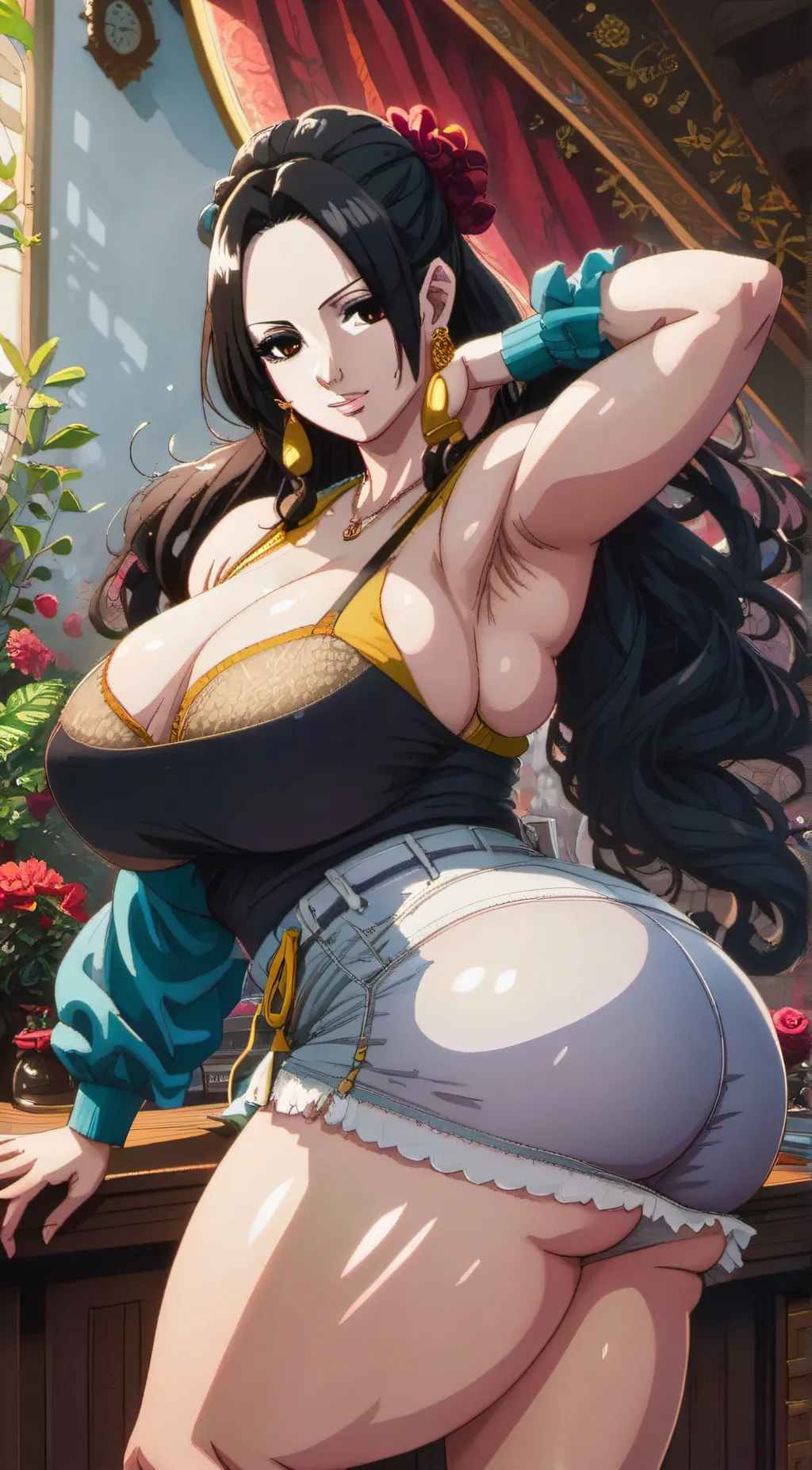 ai character: boa hancock background