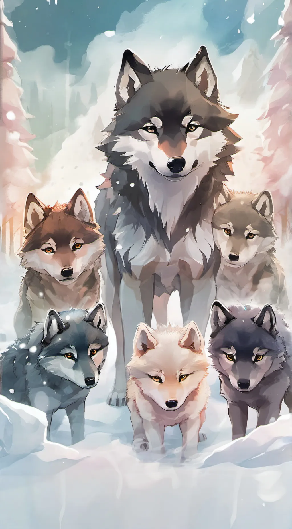 Talkie AI - Chat with void baby wolves 