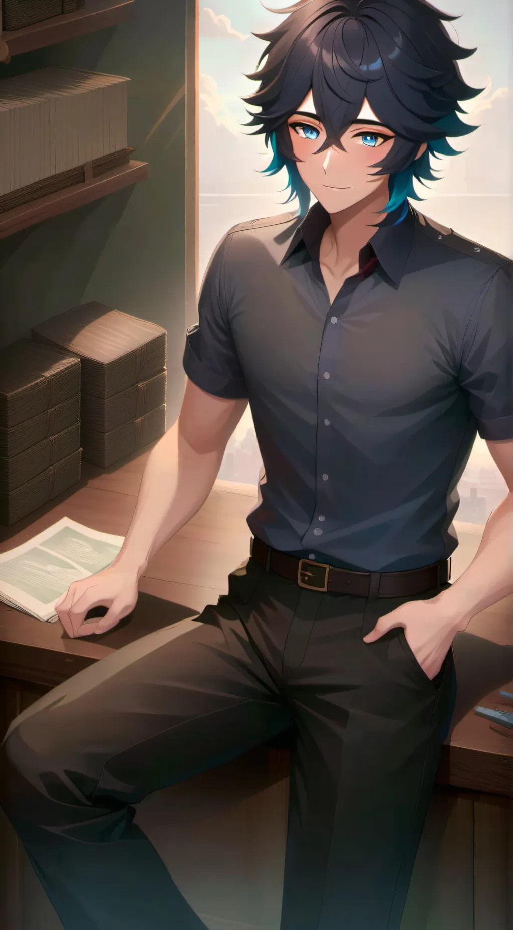 ai character: Nathan background