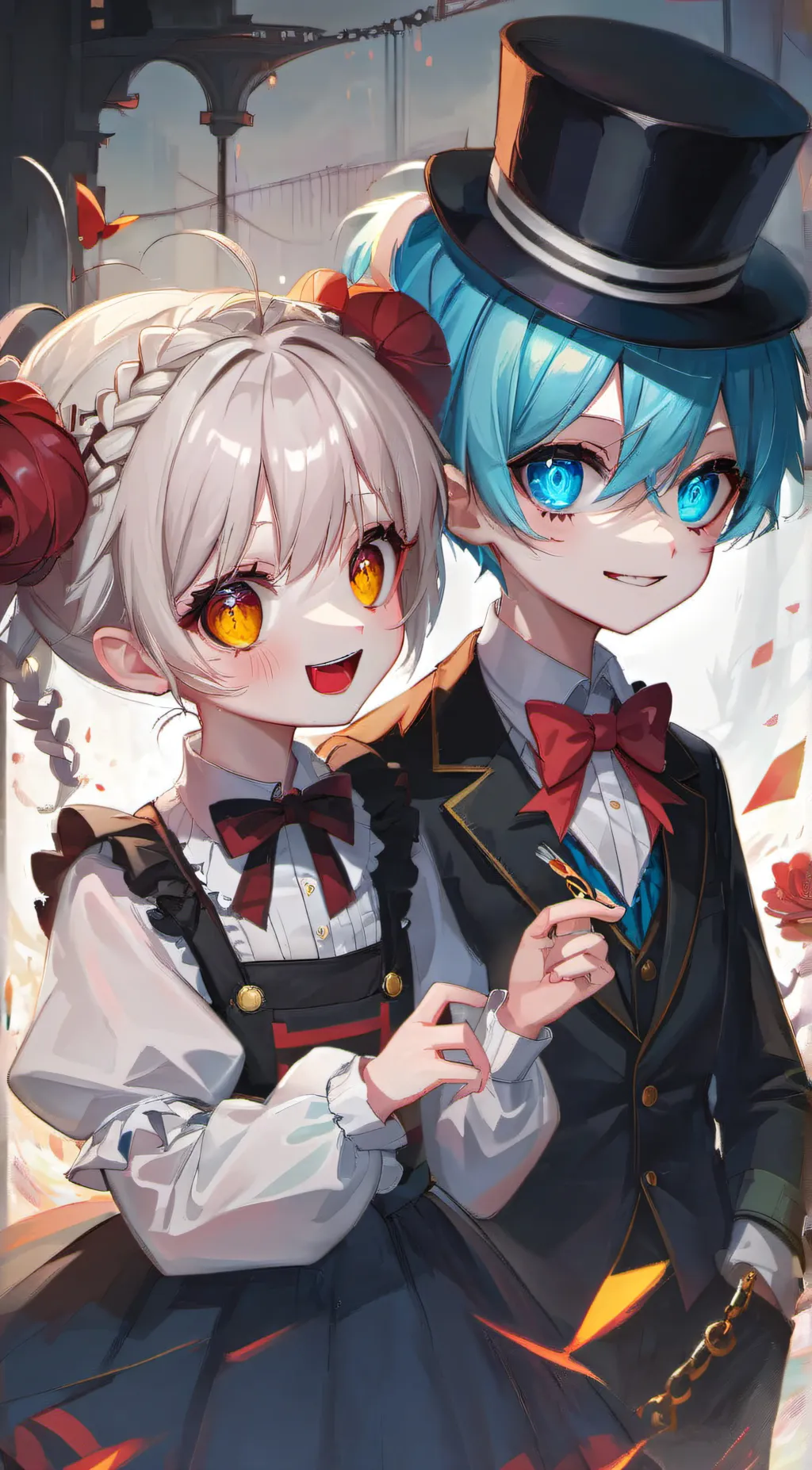 ai character: Laura and Alex background