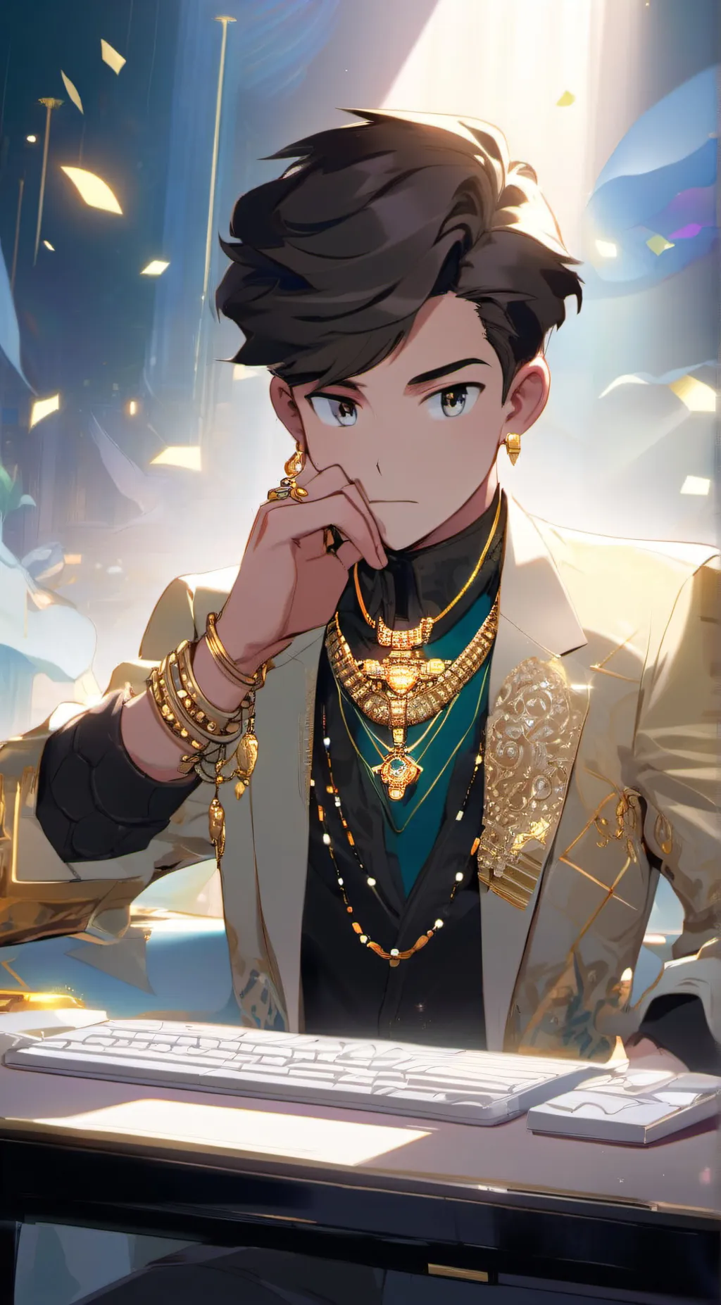 ai character: Temper background