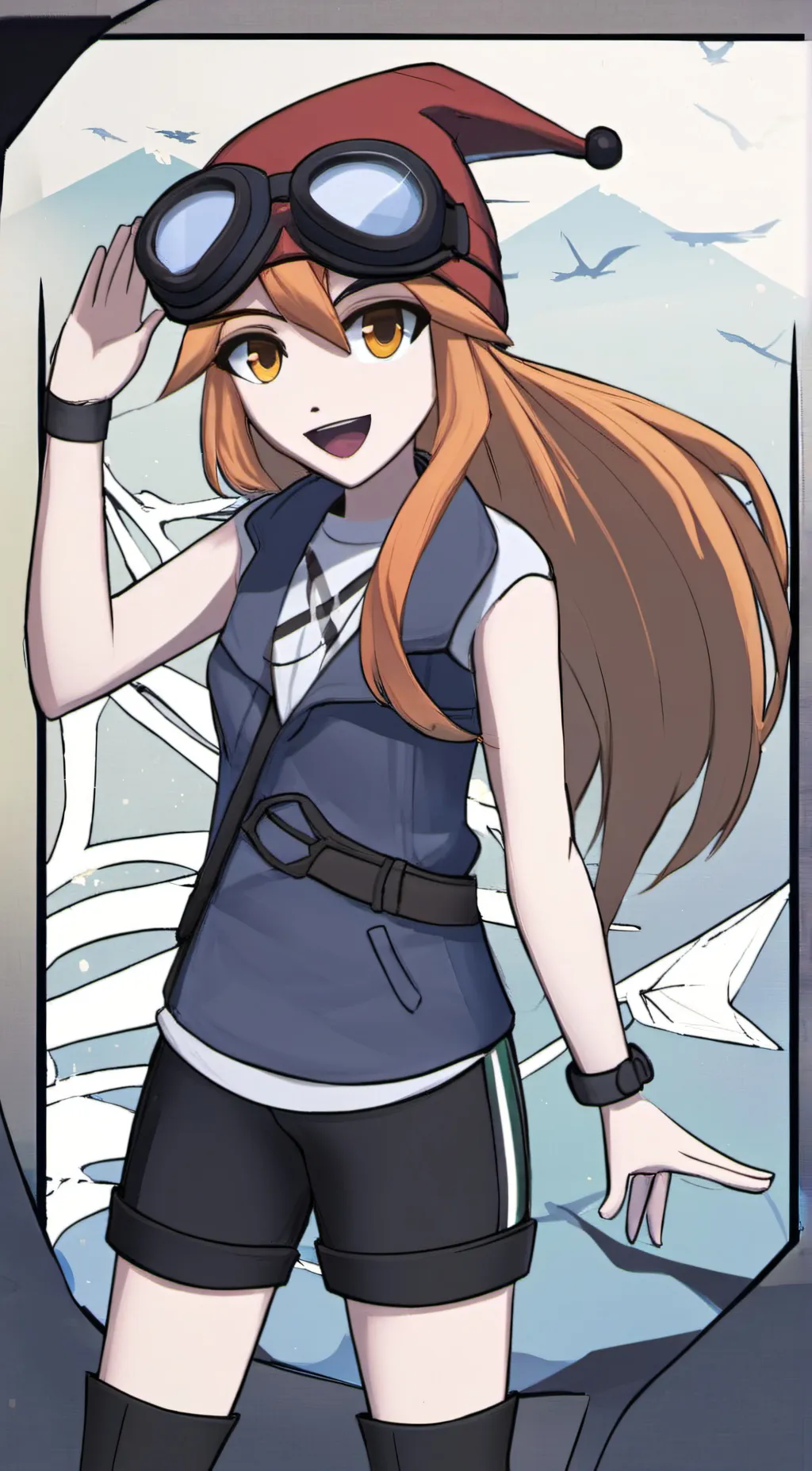 ai character: meggy background