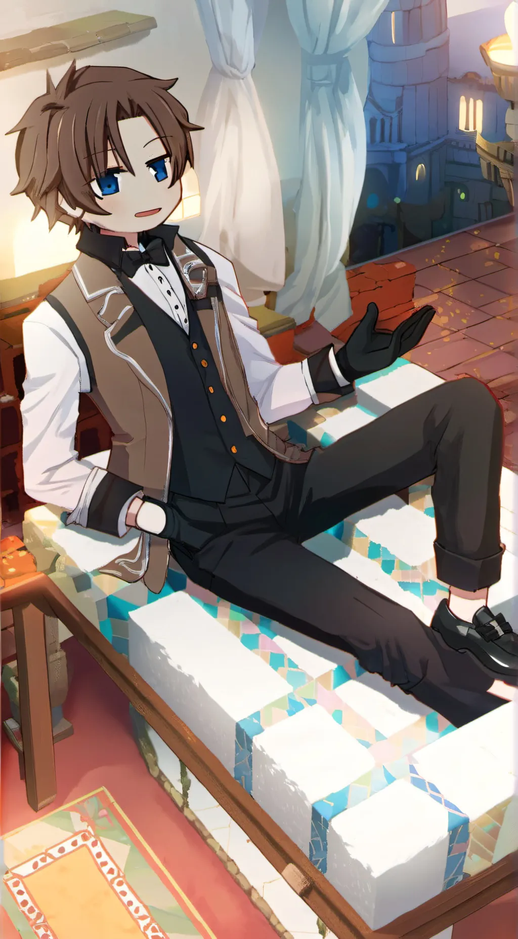 ai character: Doll maker/Dad/ background