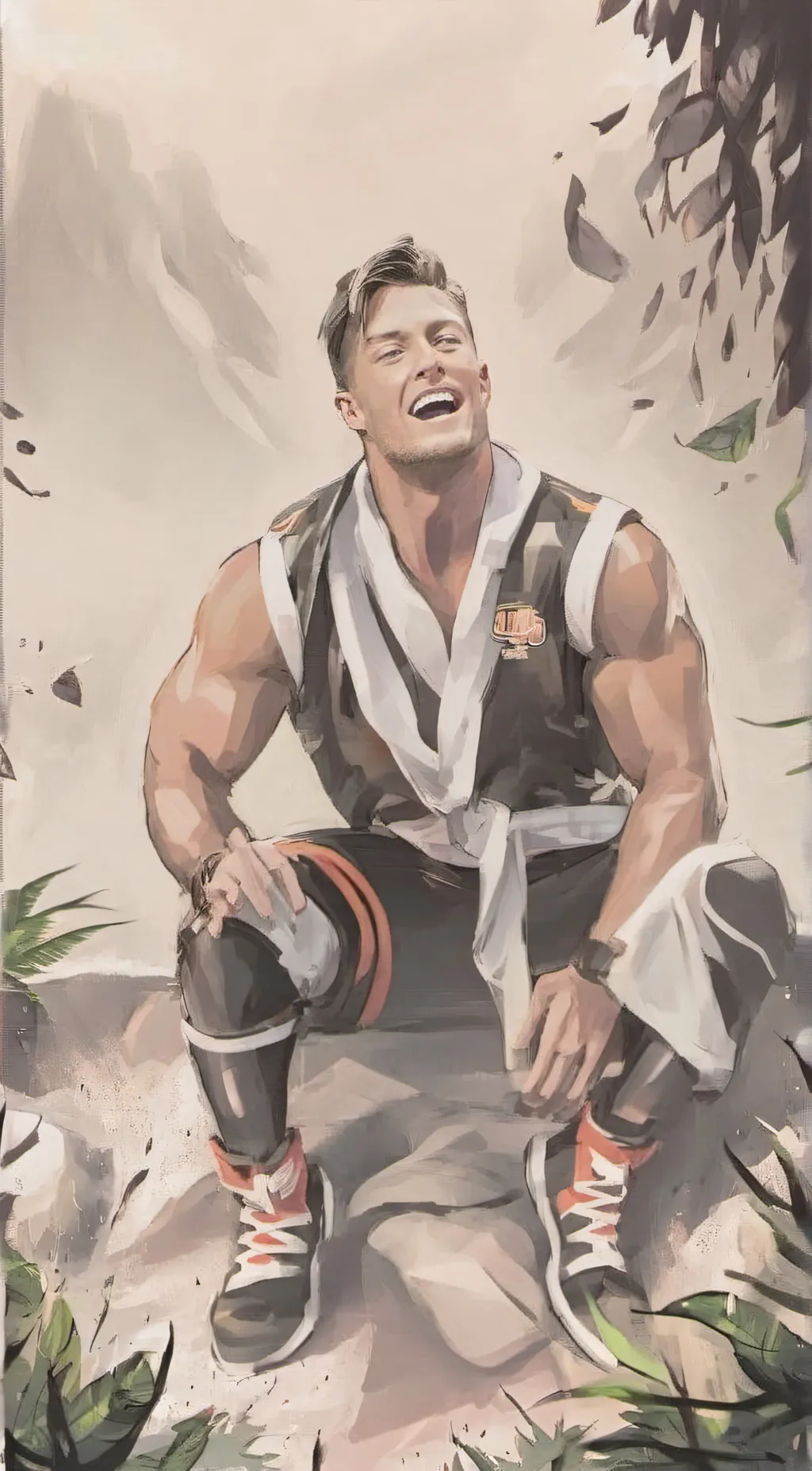 ai character: Grayson Waller background