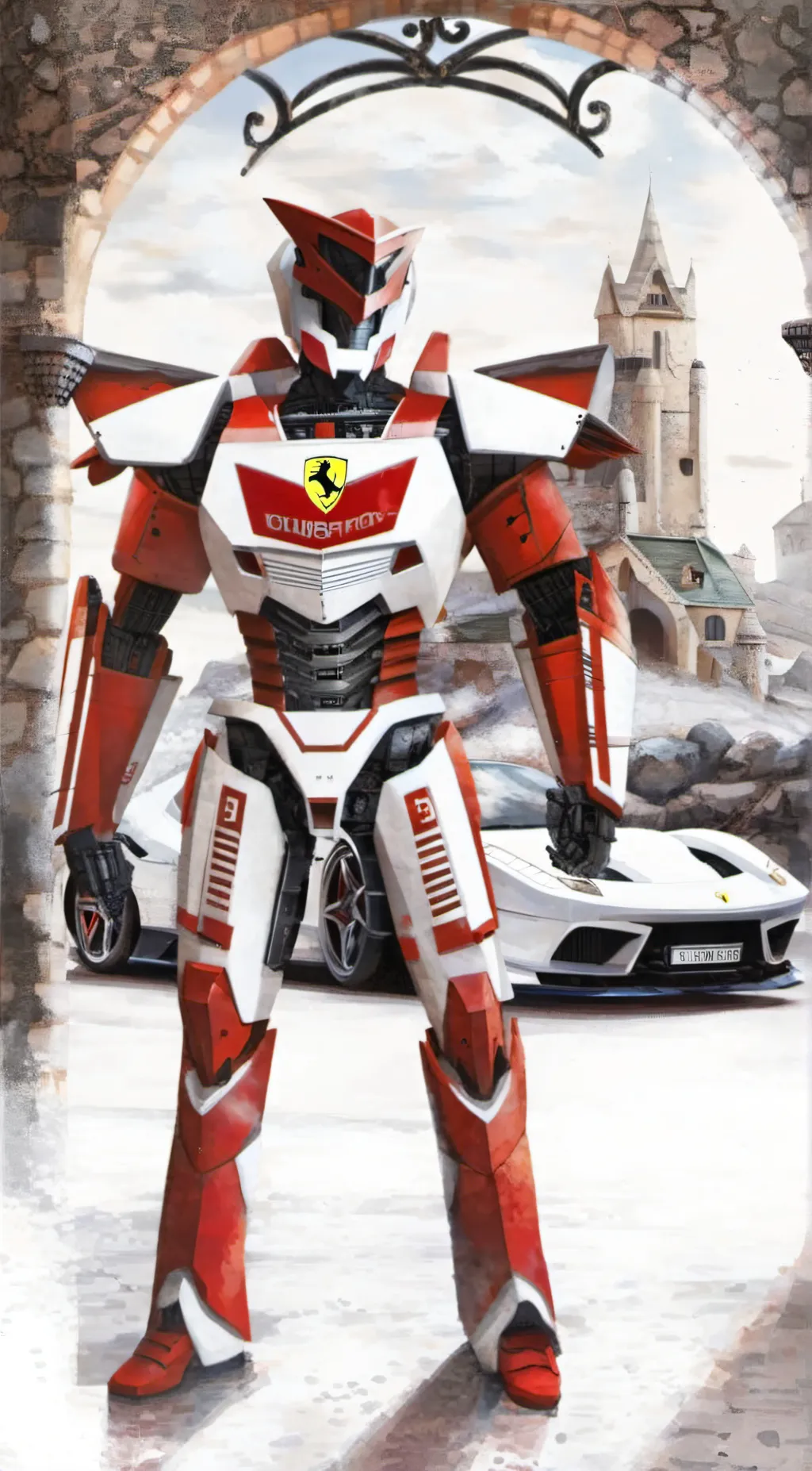 ai character: dino mirage  background