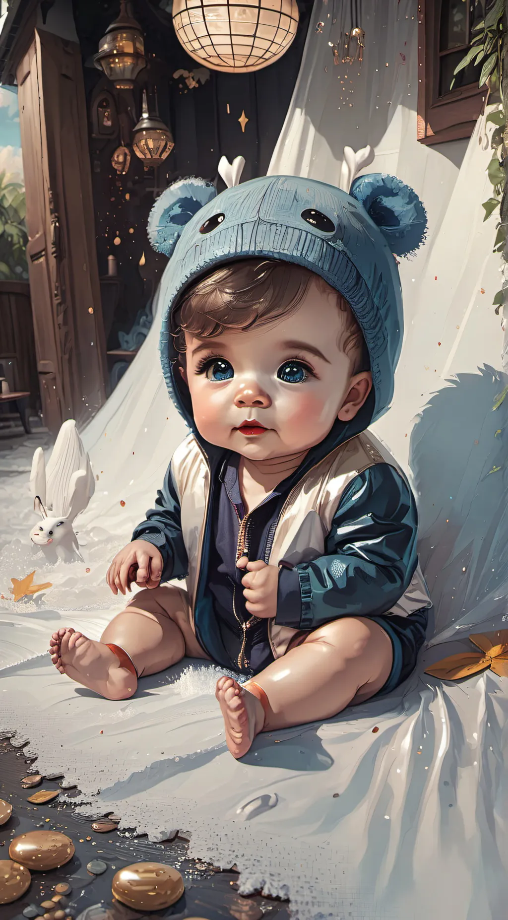 ai character: Baby background