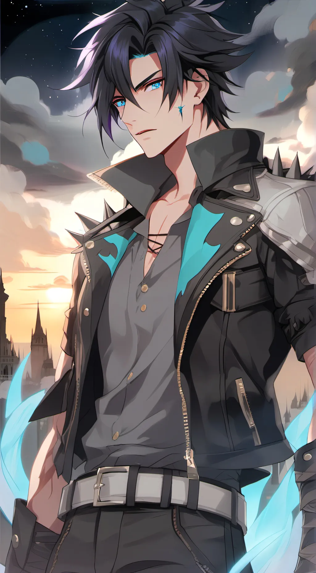 ai character: Dabi/Touya background