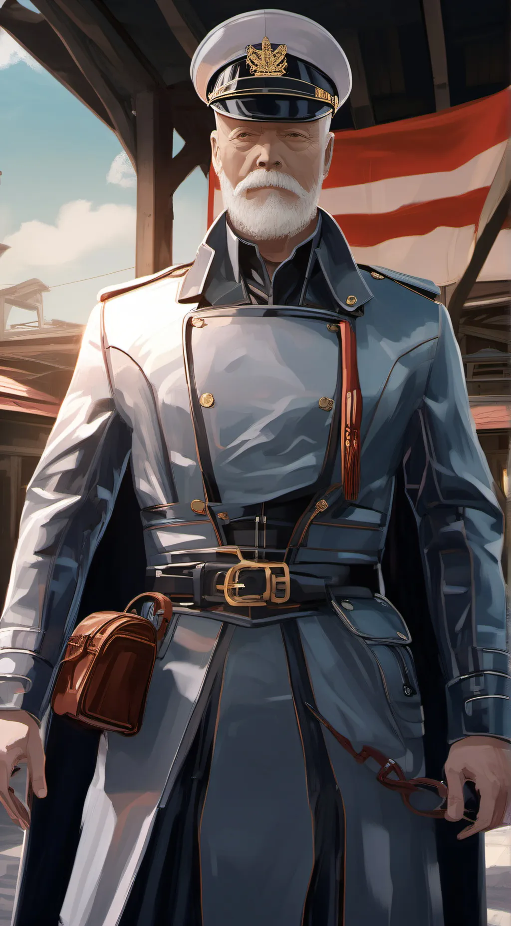 ai character: Captain Edward   background