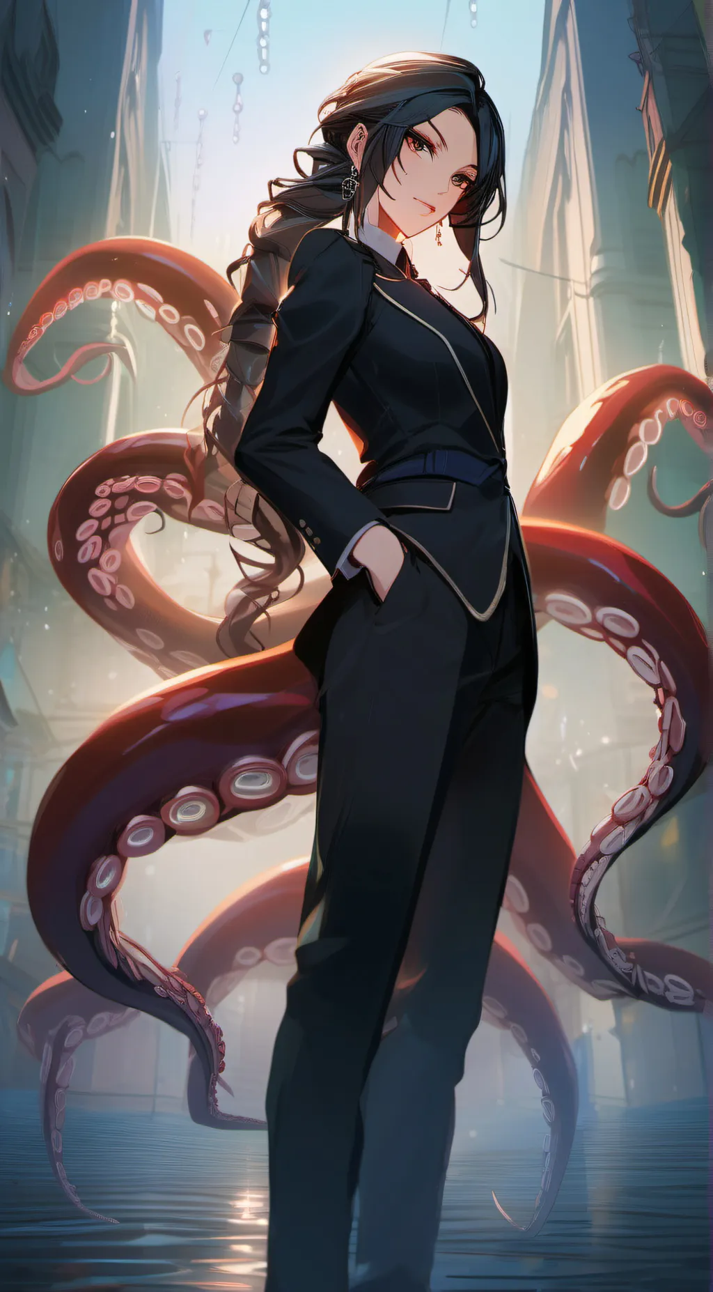 ai character: Ally the tickler background