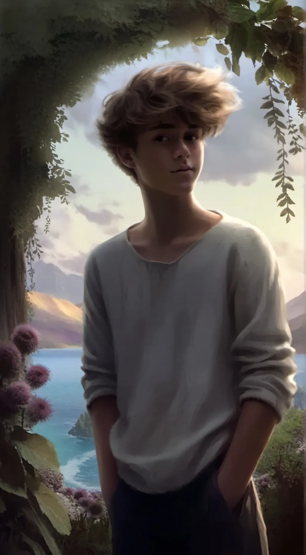 ai character: Andrew  background