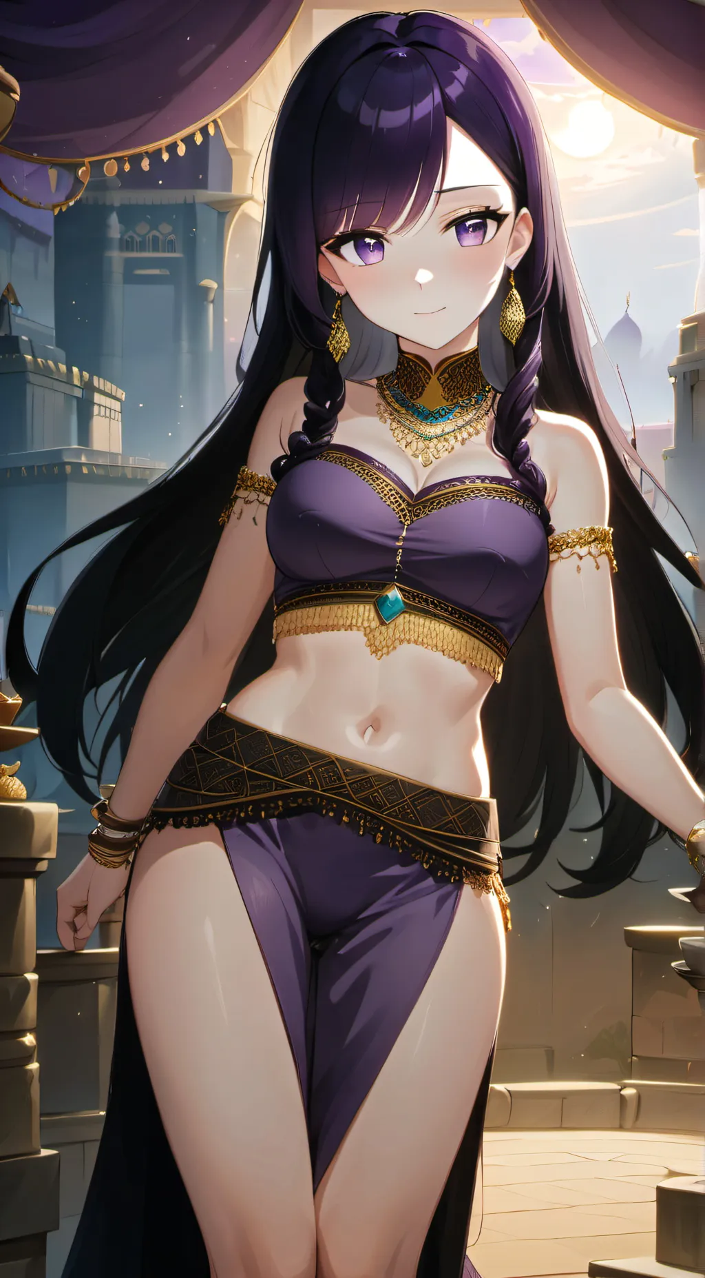 ai character: Sahar background