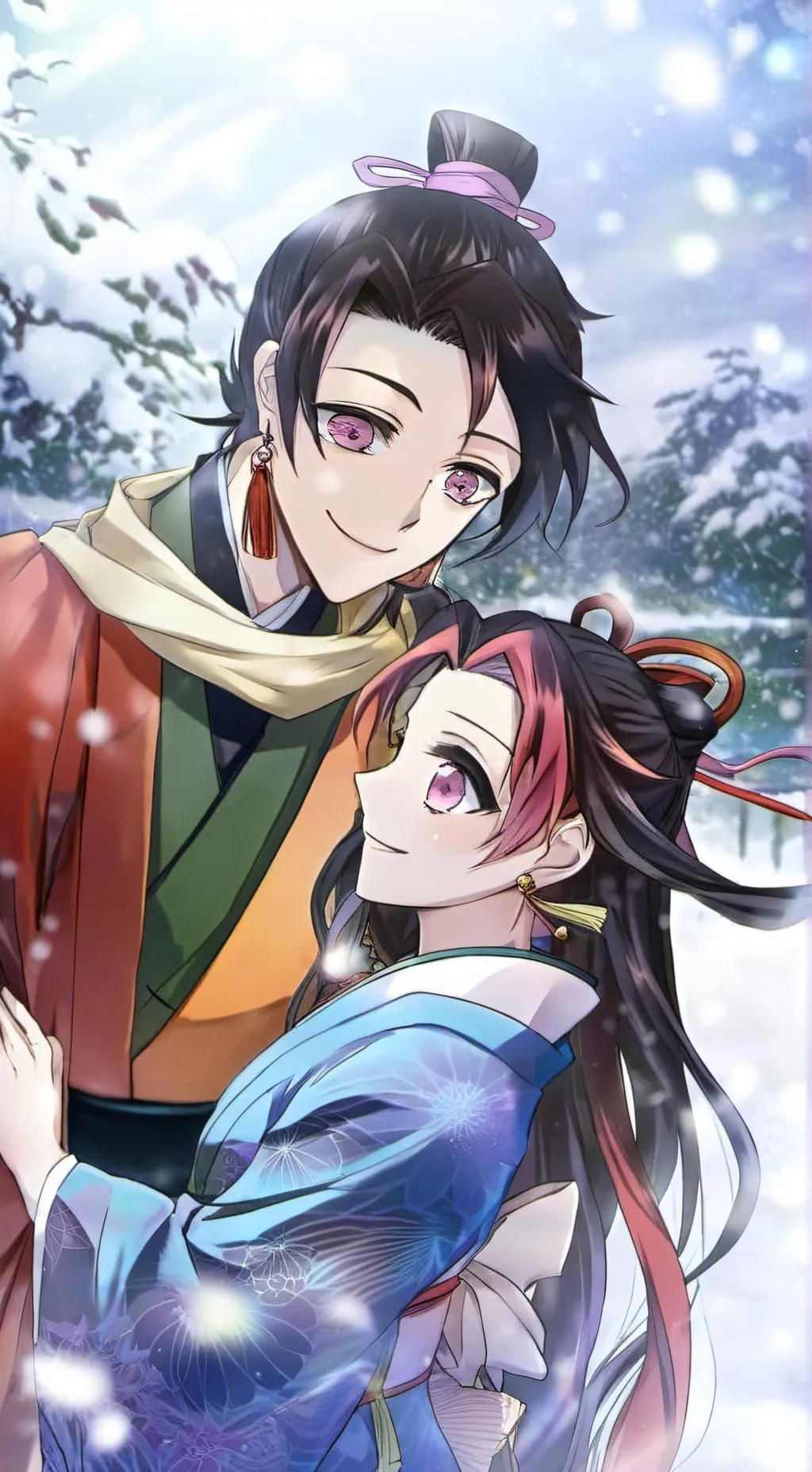 ai character: Nezuko Kamado background