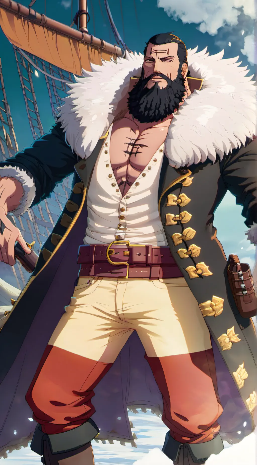 ai character: Crocodile  background