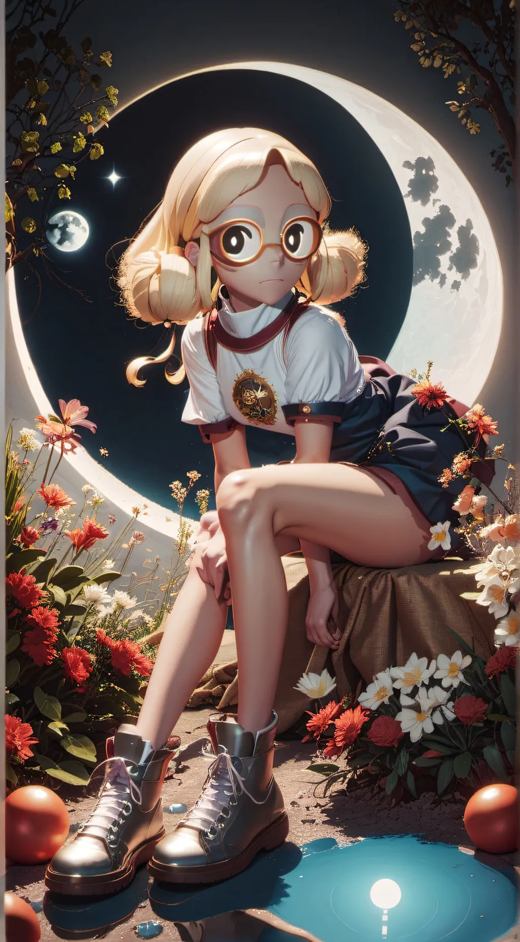 ai character: Aria background