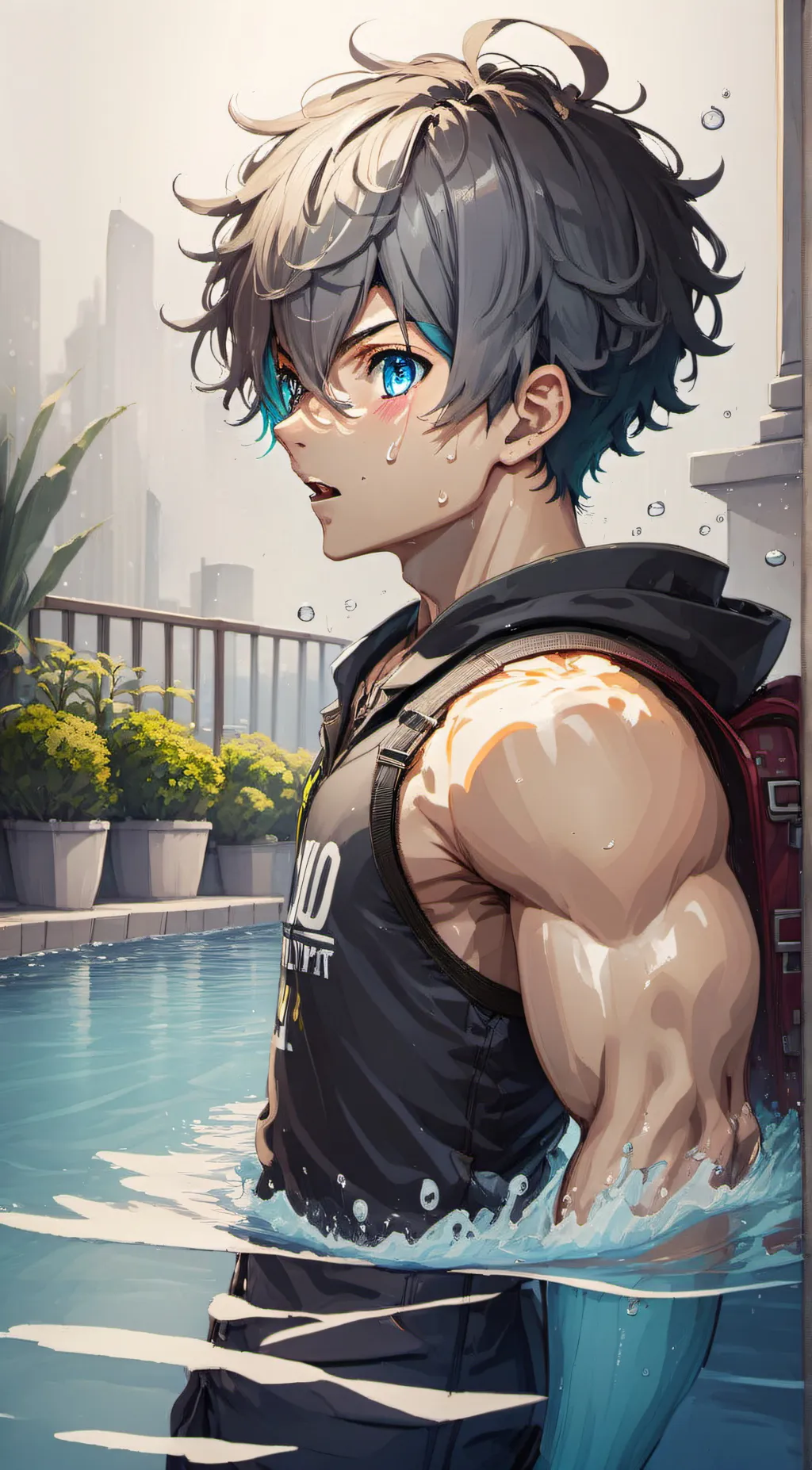 ai character: gojo background