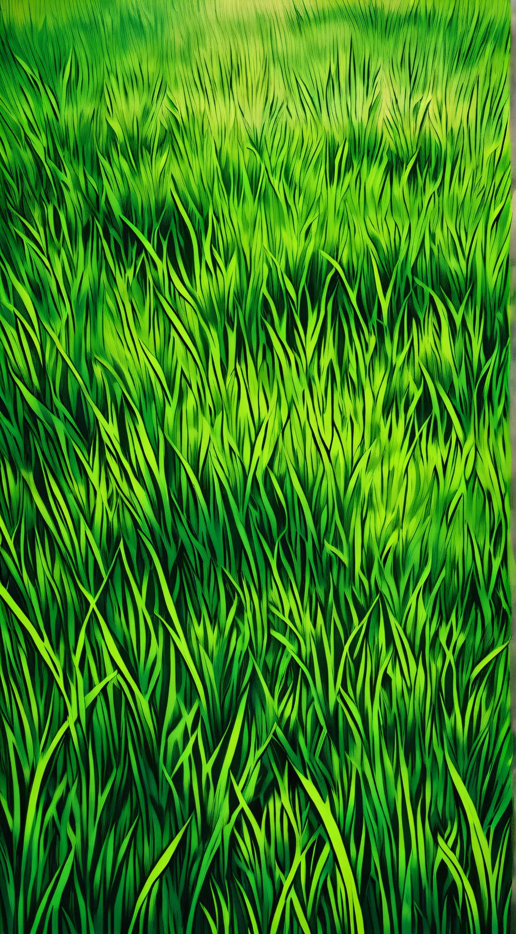 ai character: grass background