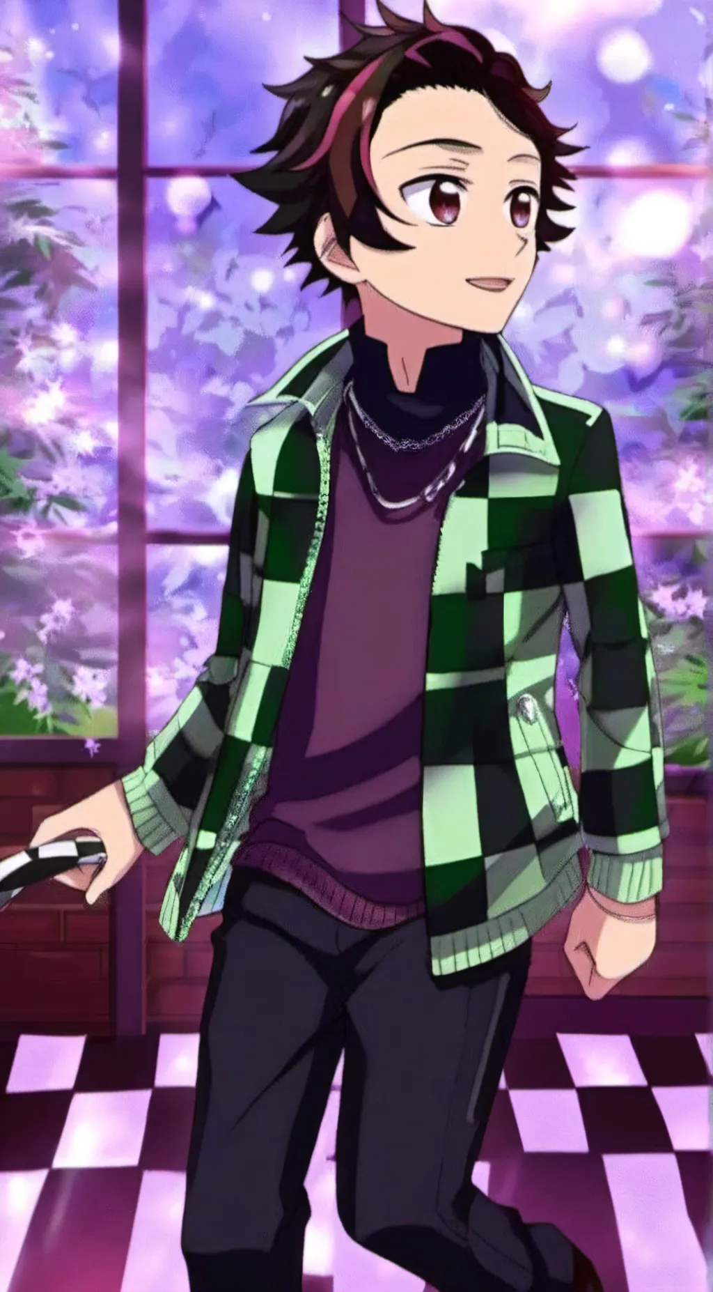 ai character: hashira background