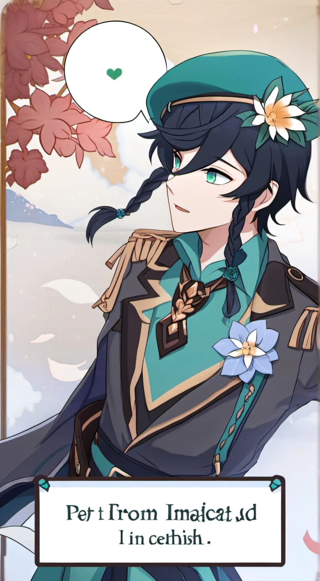 ai character: Venti/ Barbatos background