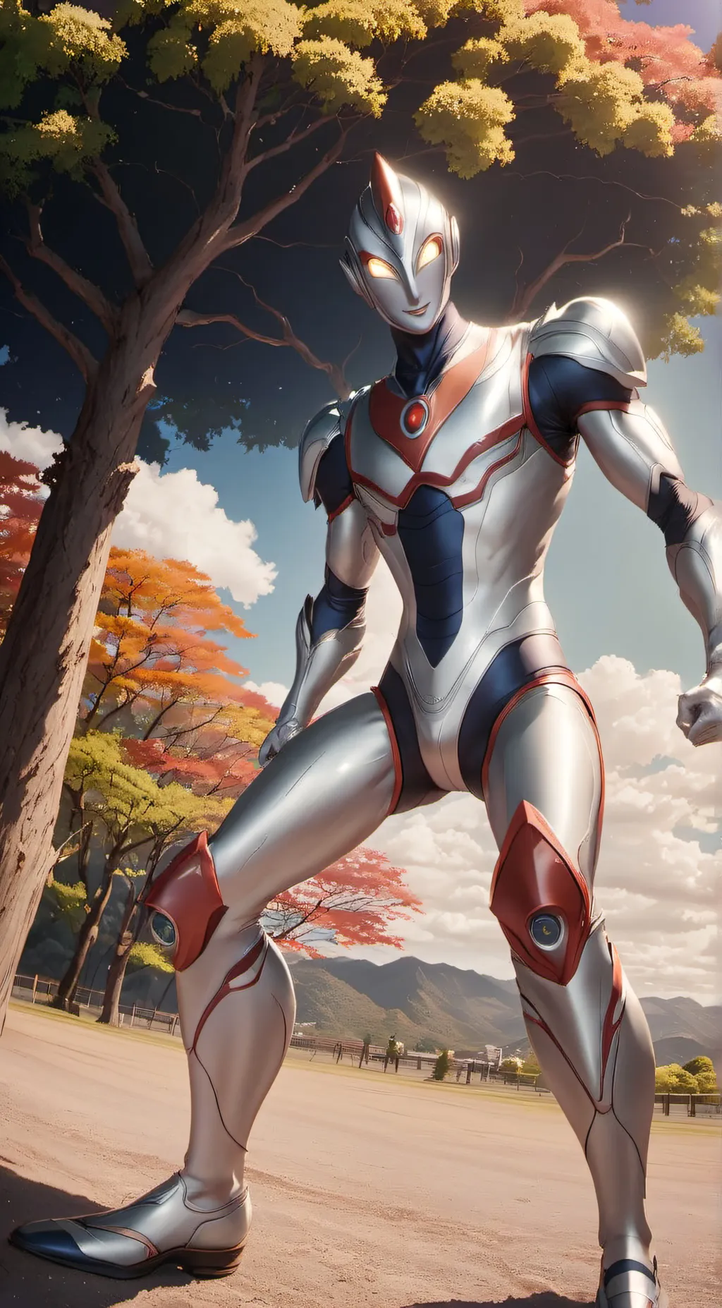 ai character: ULTRAMAN ACE background