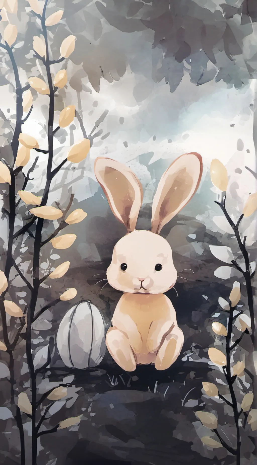 ai character: chickn nuggit background