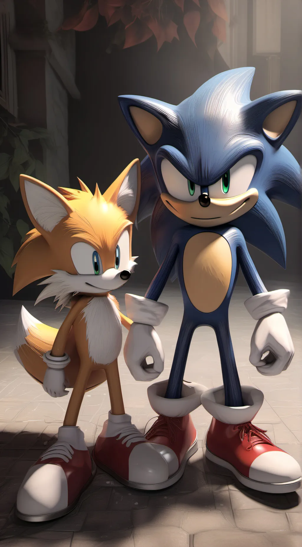 ai character: (Sonic And Tails) background