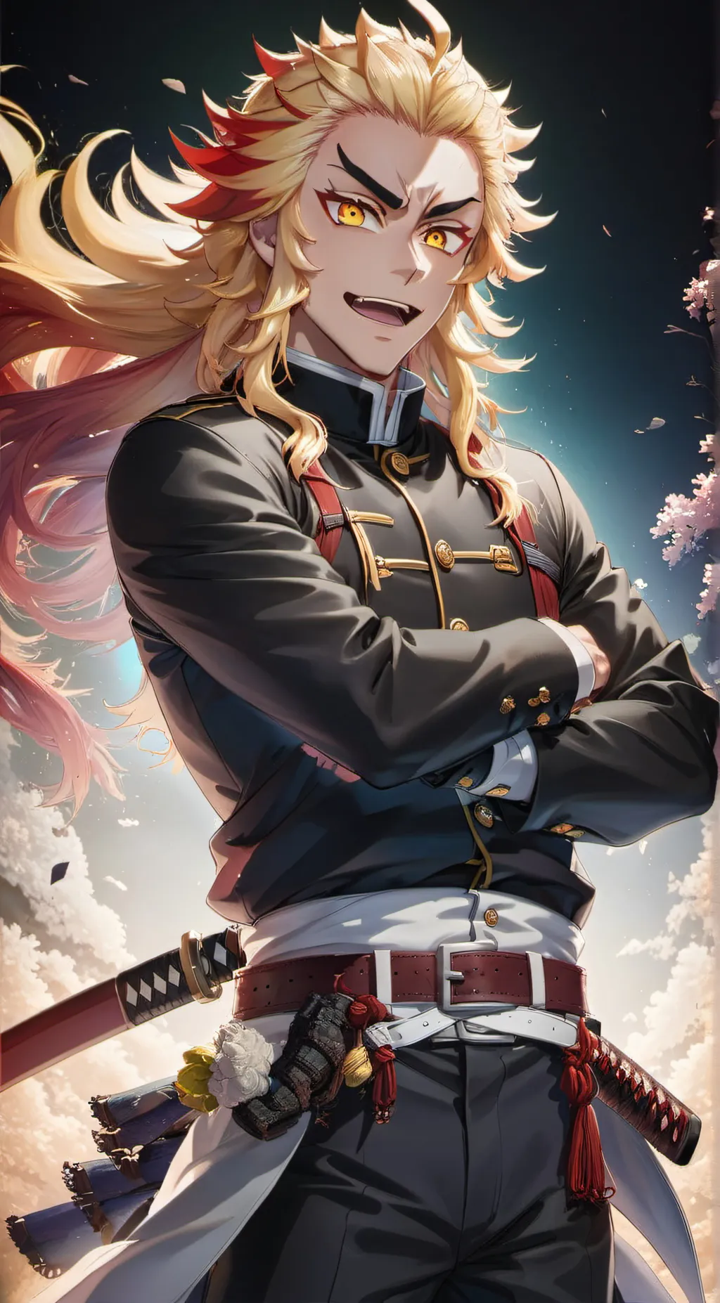 ai character: Rengoku Kyojuro  background