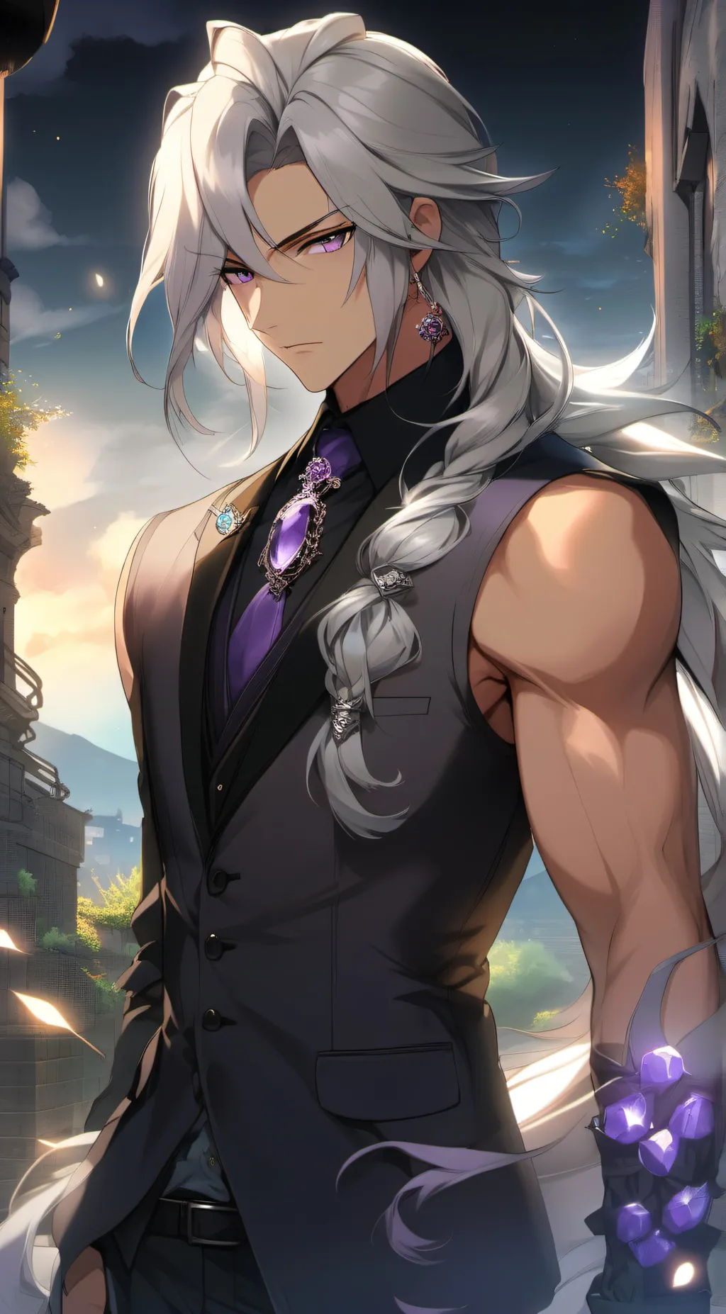 ai character: Asher background