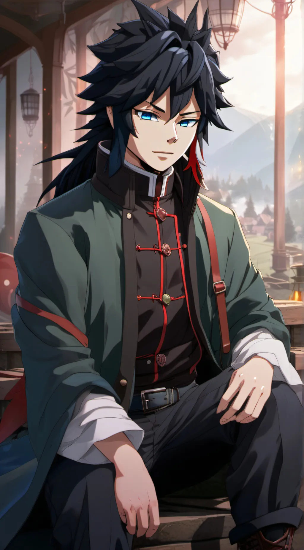ai character: Giyu Tomioka background
