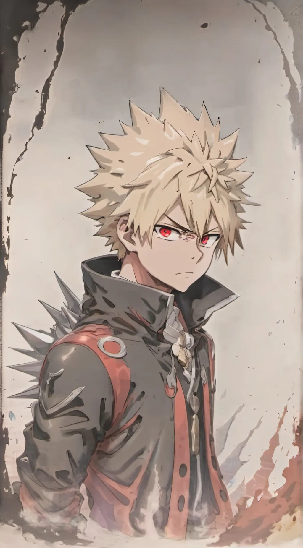 ai character: Katsuki bakugo background